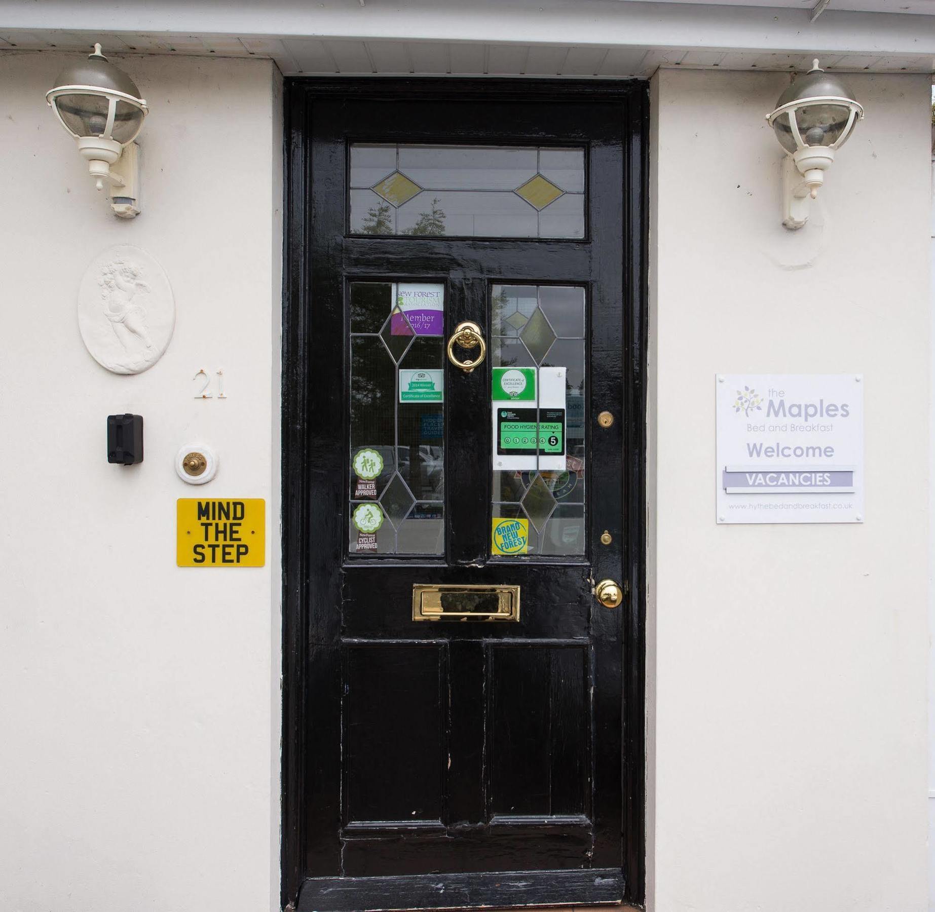 The Maples Bed & Breakfast Hythe  Exterior foto